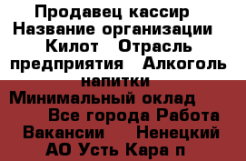 Продавец-кассир › Название организации ­ Килот › Отрасль предприятия ­ Алкоголь, напитки › Минимальный оклад ­ 20 000 - Все города Работа » Вакансии   . Ненецкий АО,Усть-Кара п.